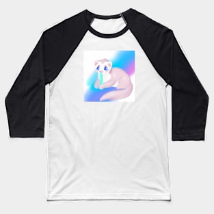 Cute Furret Drawing Baseball T-Shirt